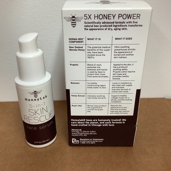 Honey lab five in one skin rescue face serum - Picture 2 of 5